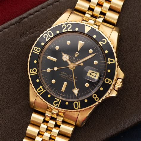 rolex gmt-master 40mm in oro giallo 18kt ref 1675|rolex gmt master price.